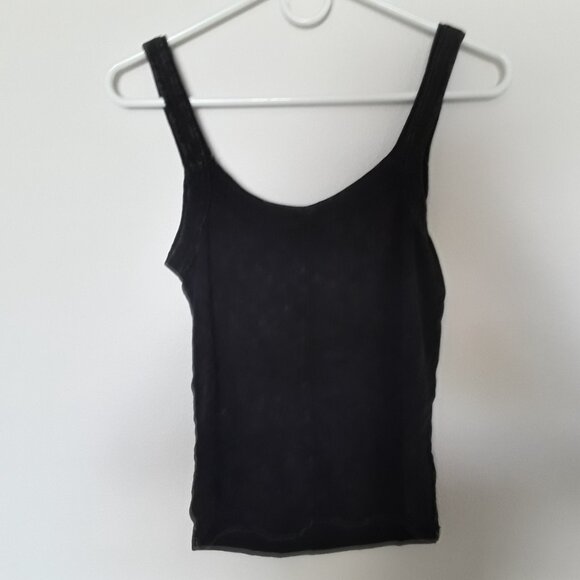 Women's Wild Fable Tank Top Size Medium Black Stonewash - Picture 3 of 4